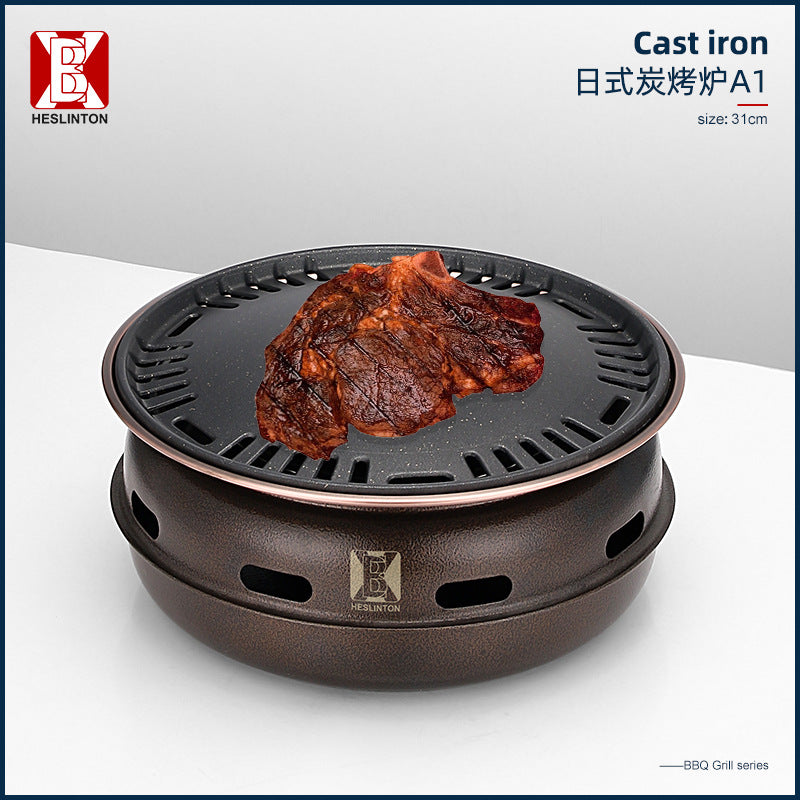 Cast Iron Charcoal Grill